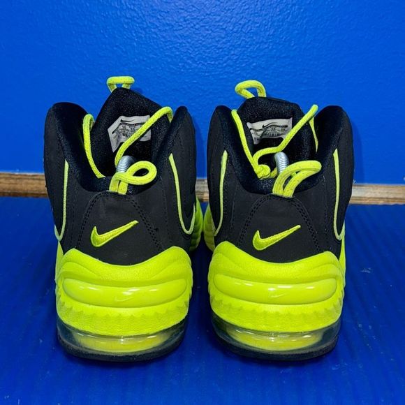 Size 11- Men’s Nike Air Penny 2 LE Cyber Volt Neon Green Black 535600-003 2012 - Picture 7 of 8